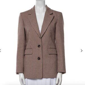 Maje Houndstooth Print Blazer